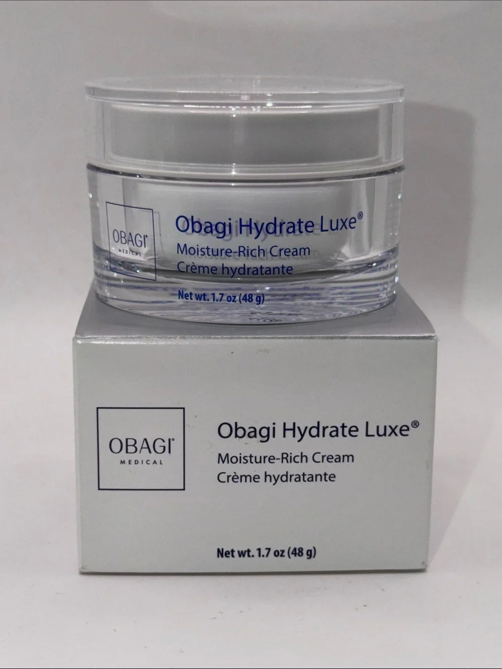 Obagi Hydrate Luxe Moisture-Rich Cream Super-Moisturizing Formula F/S 1.7 Oz NIB